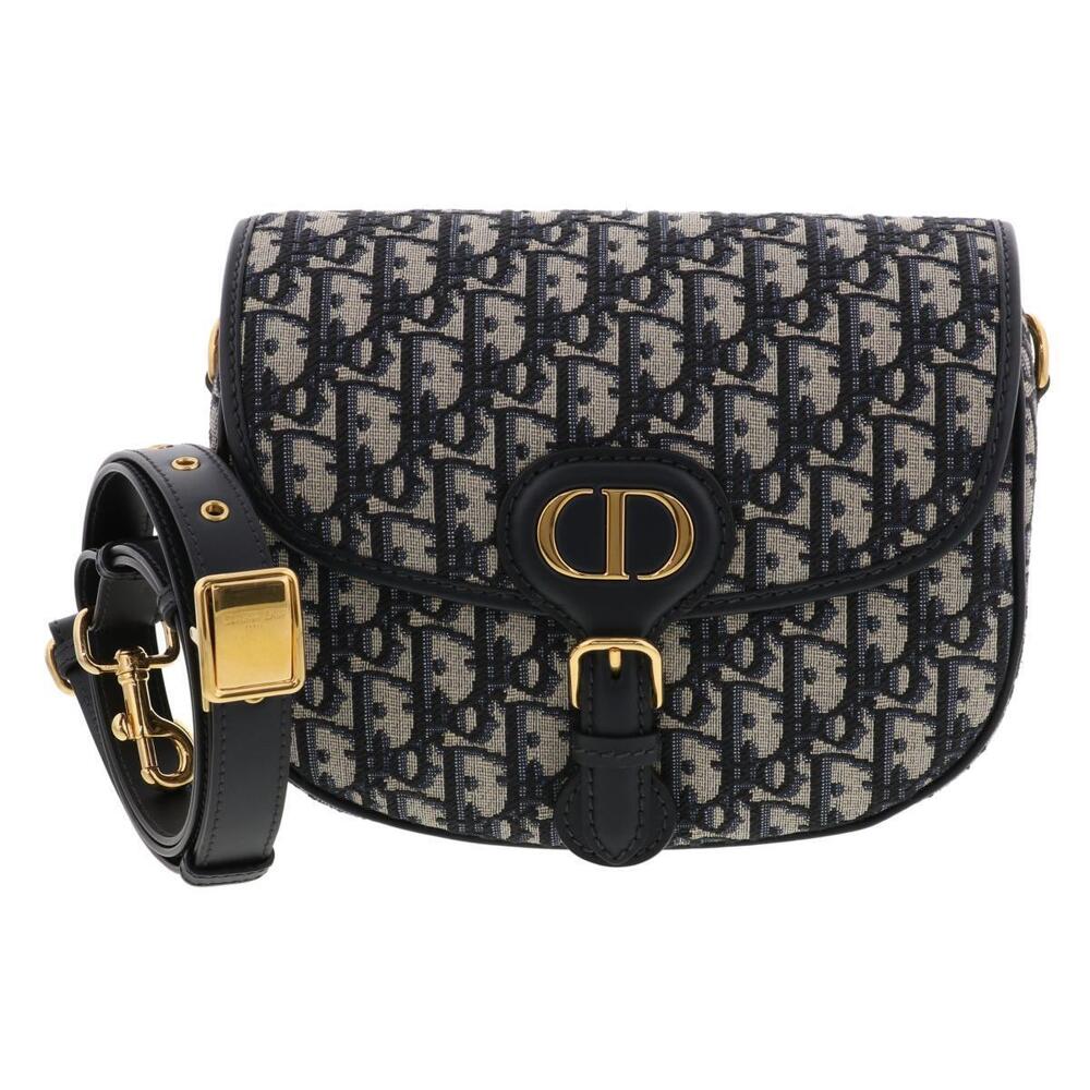 Christian Dior Bobby Shoulder Bag Navy Blue